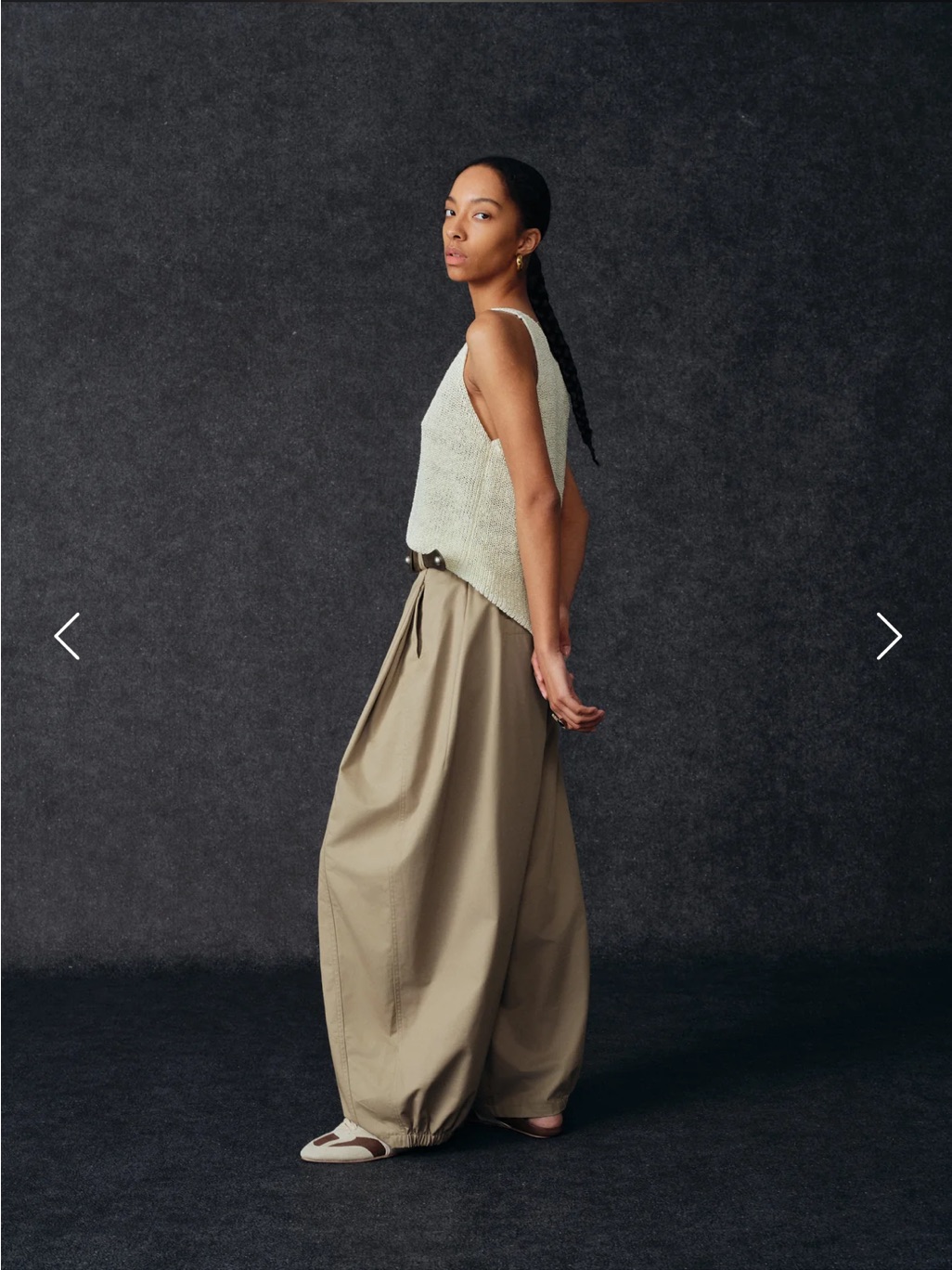 Teneil Belted Wide Women’s Trouser — image 4 of 6